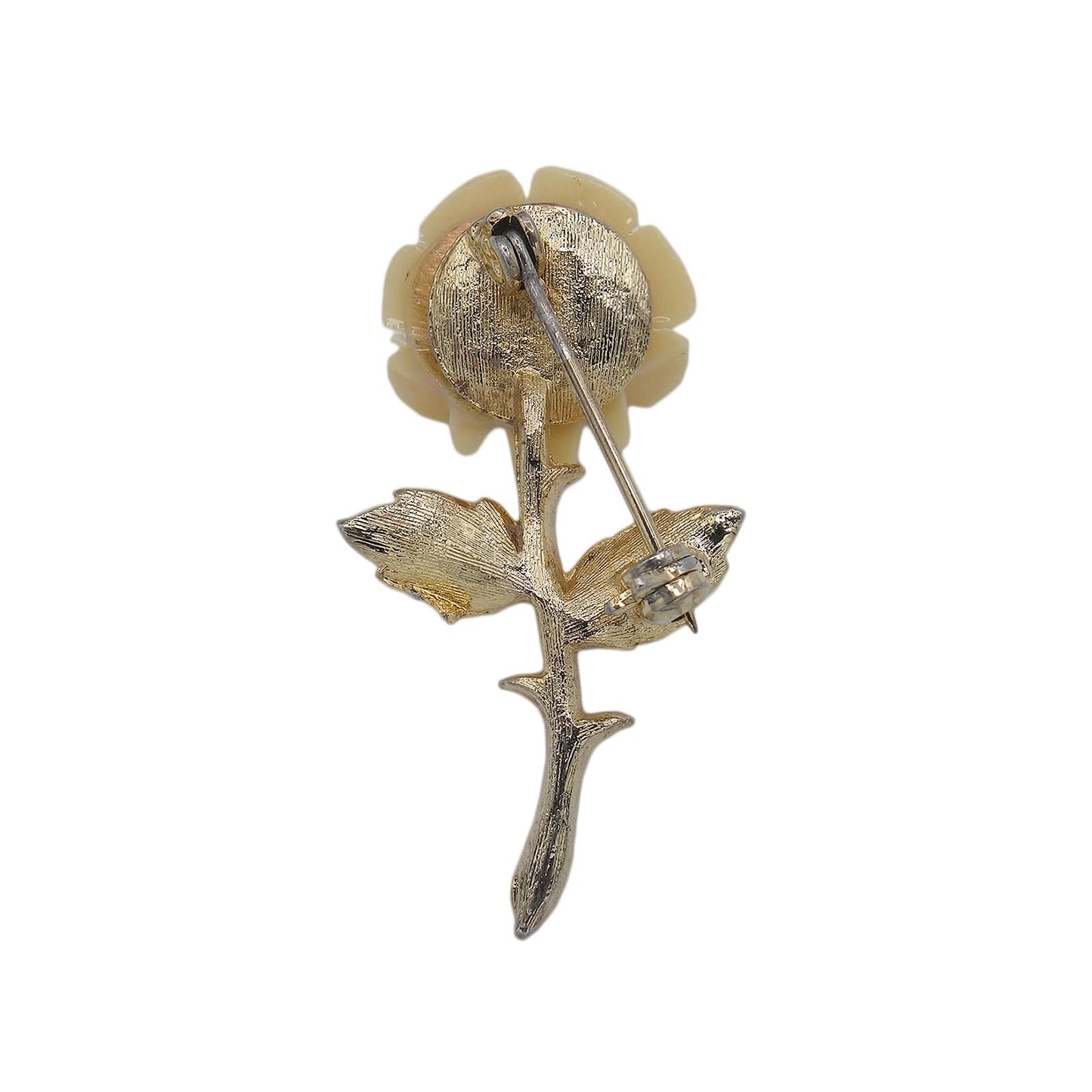 一輪の薔薇 ブローチ 花