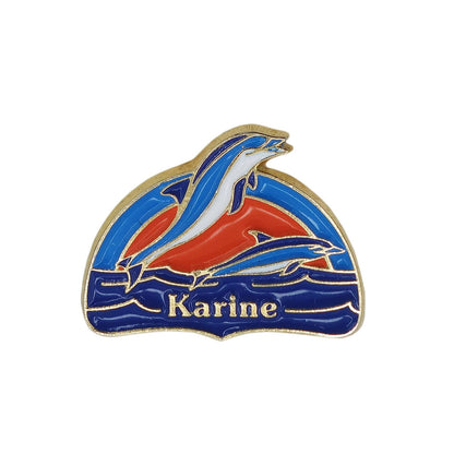 Karine 2頭のイルカ ピンズ