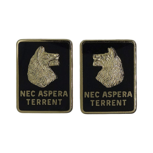 第27歩兵連隊 ピンズ NEC ASPERA TERRENT ウルフハウンド 2個セット 留め具付き