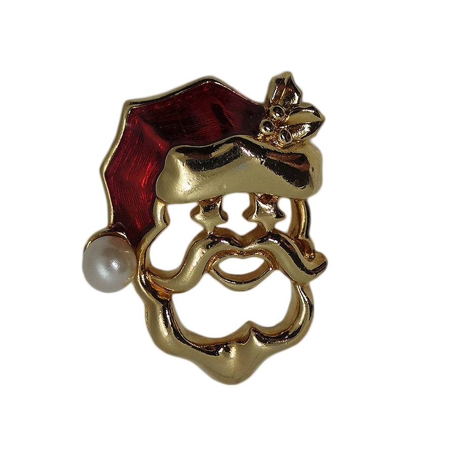 AVON サンタクロース ピンズ クリスマス エイボン 留め具付き