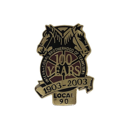 INTERNATIONAL BROTHERHOOD OF TEAMSTERS ピンズ 馬 留め具付き