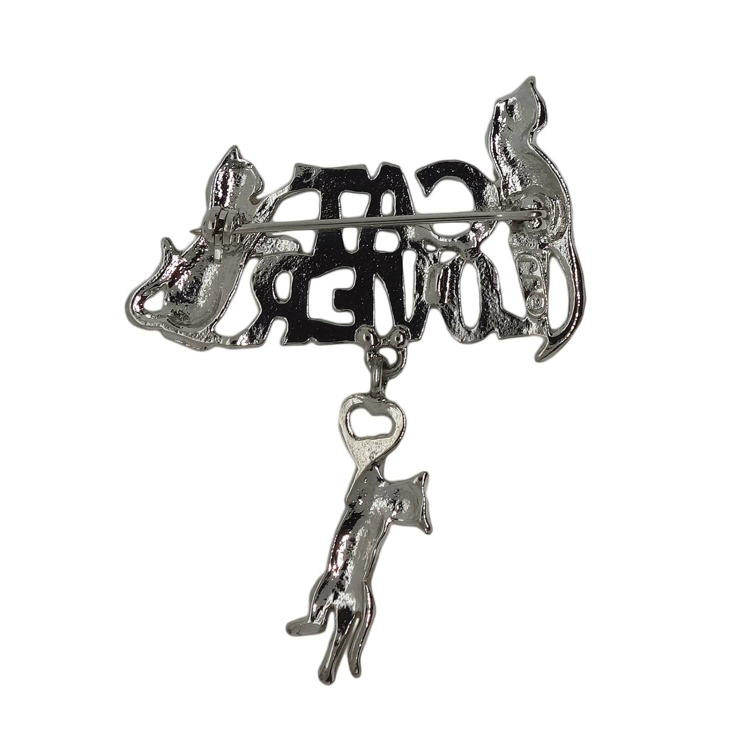 JJ 猫 CAT LOVER ブローチ JONETTE JEWELRY