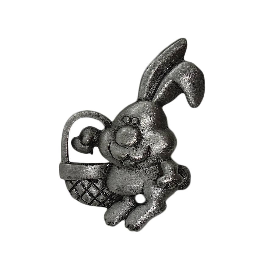 JJ 籠を持ったウサギ ピンズ JONETTE JEWELRY ビンテージ