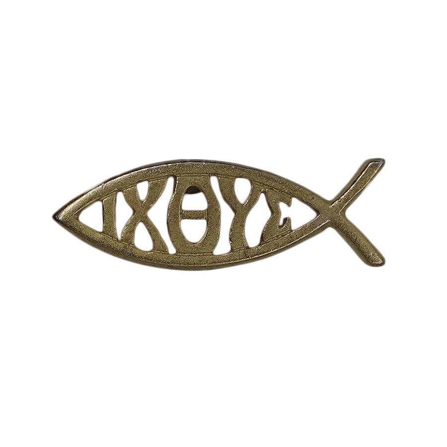 イクトゥス ピンズ IXOYE ジーザスフィッシュ 留め具付き