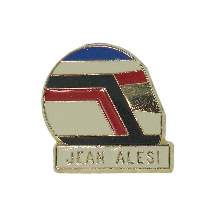 JEAN ALESI F1 ドライバー ヘルメット ピンズ アレジ