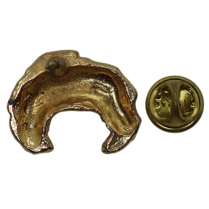 クロワッサン ピンズ 金色 パン 留め具付き