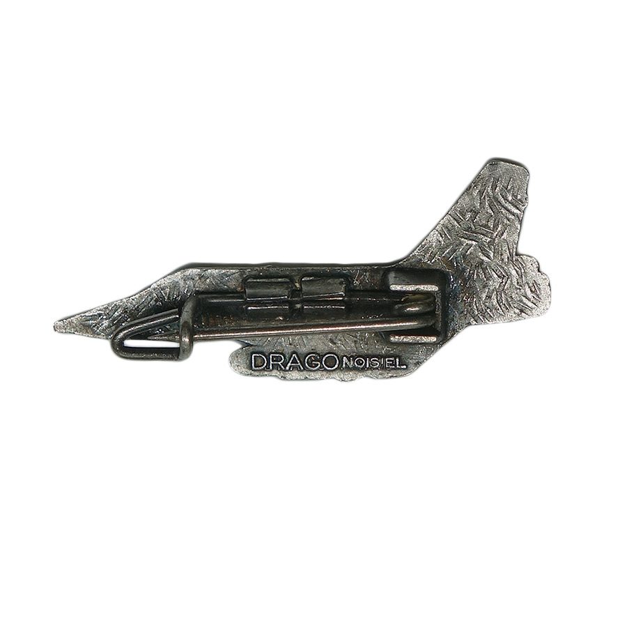 フランス戦闘機 ダッソー社 ミラージュ ブローチ ピンバッジ DRAGO NOISIEL