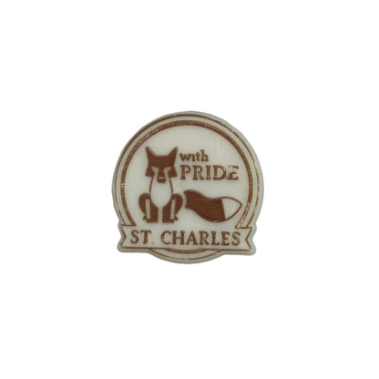 ST. CHARLES セントチャールズ プラスチック ピンズ FOX 留め具付き