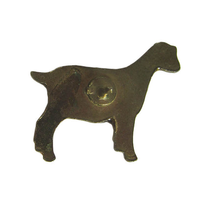 ピンズ 子牛  留め具付き レトロ ピンバッジ