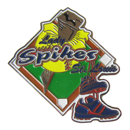 ピンズ 野球 St.Louis Spikes ベースボール 留め具付き ピンバッジ