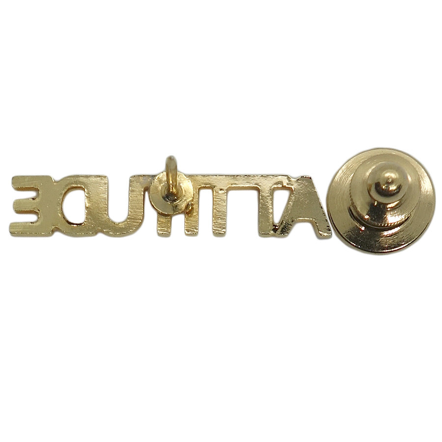 ATTITUDE 金色 ピンズ 留め具付き