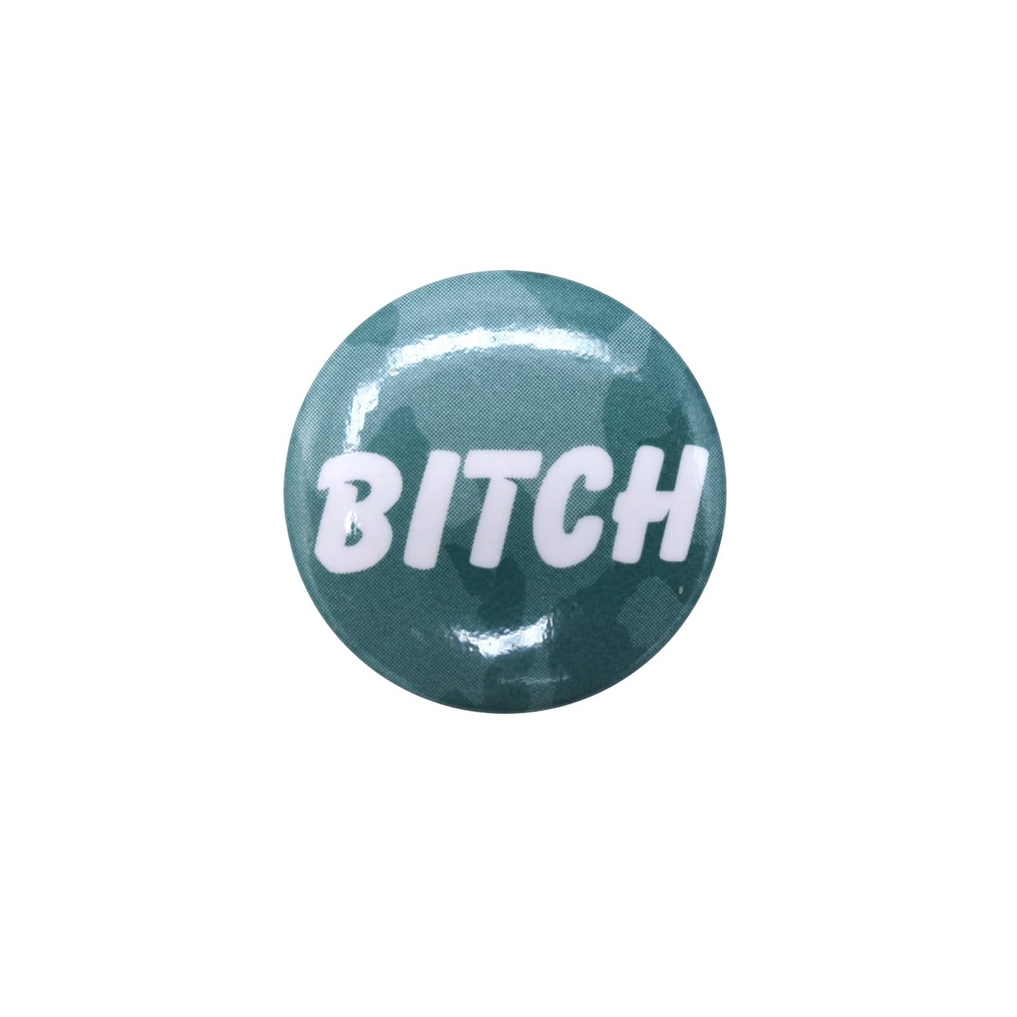 BITCH 缶バッジ バッチ 迷彩