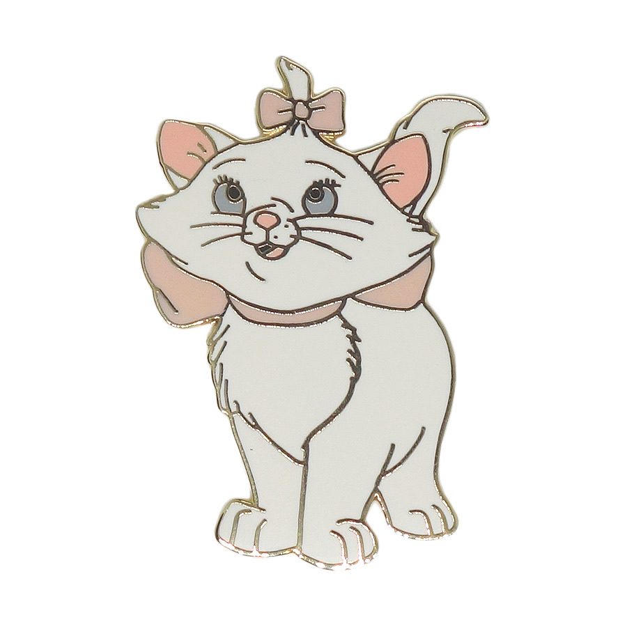 Disney おしゃれキャット マリー ピンズ 猫 ディズニー 留め具付き