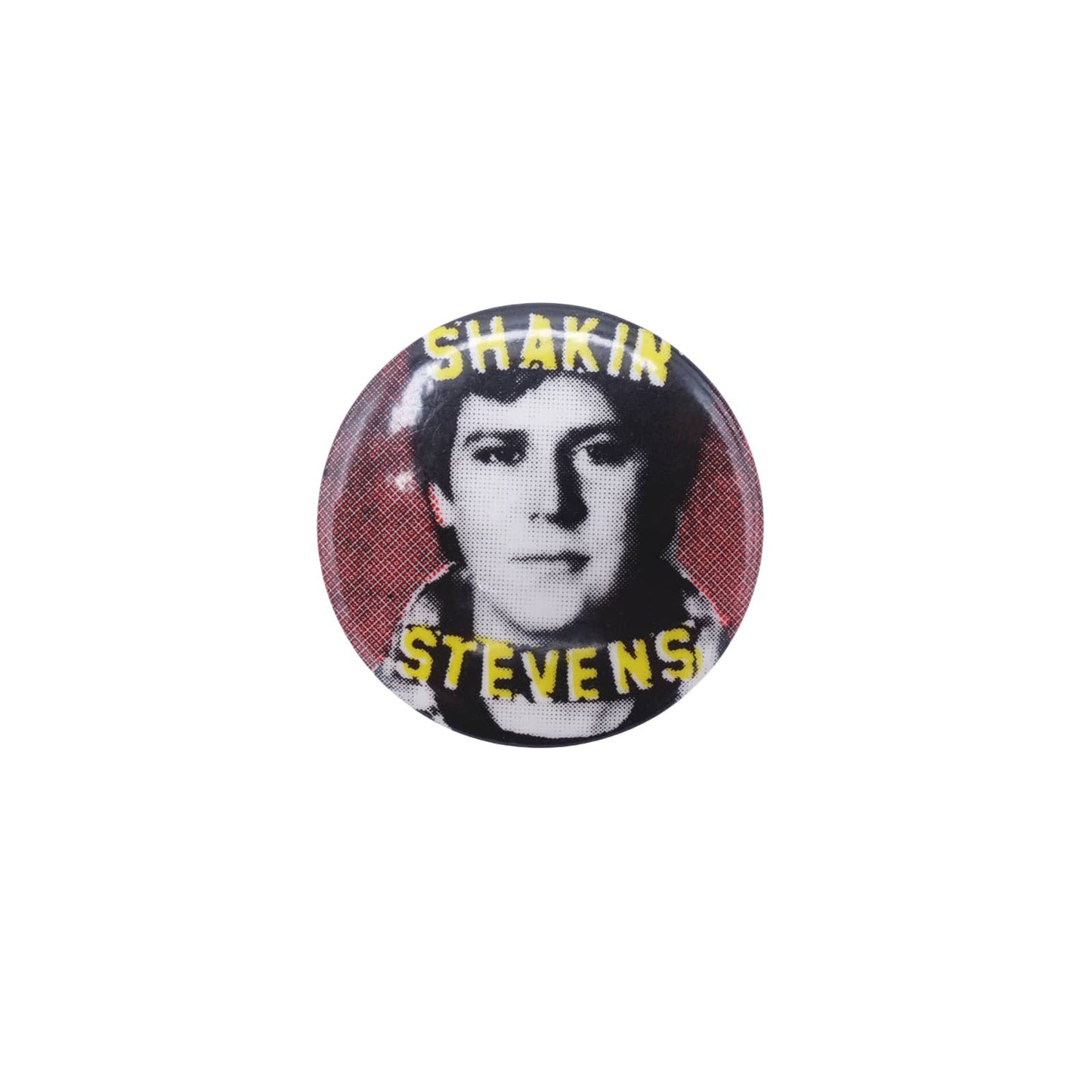 ロックンロール ミュージシャン SHAKIN STEVENS 缶バッジ