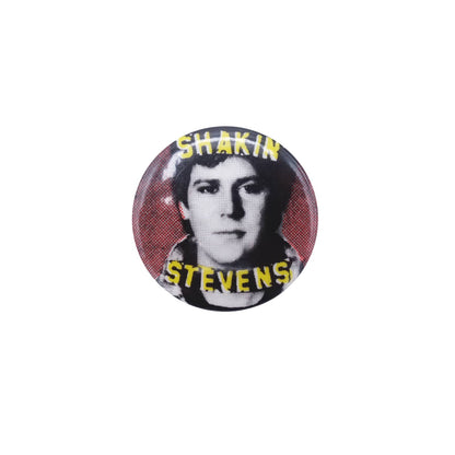 ロックンロール ミュージシャン SHAKIN STEVENS 缶バッジ