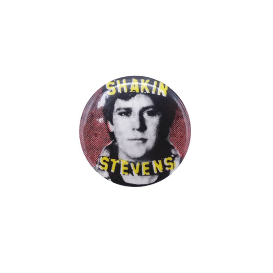 ロックンロール ミュージシャン SHAKIN STEVENS 缶バッジ