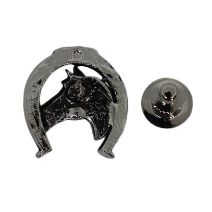 馬 蹄鉄 ピンズ 留め具付き