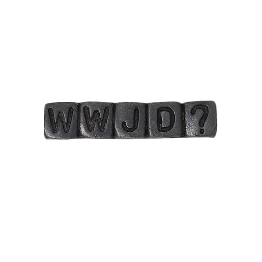 WWJD? ピンズ キリスト教 留め具付き