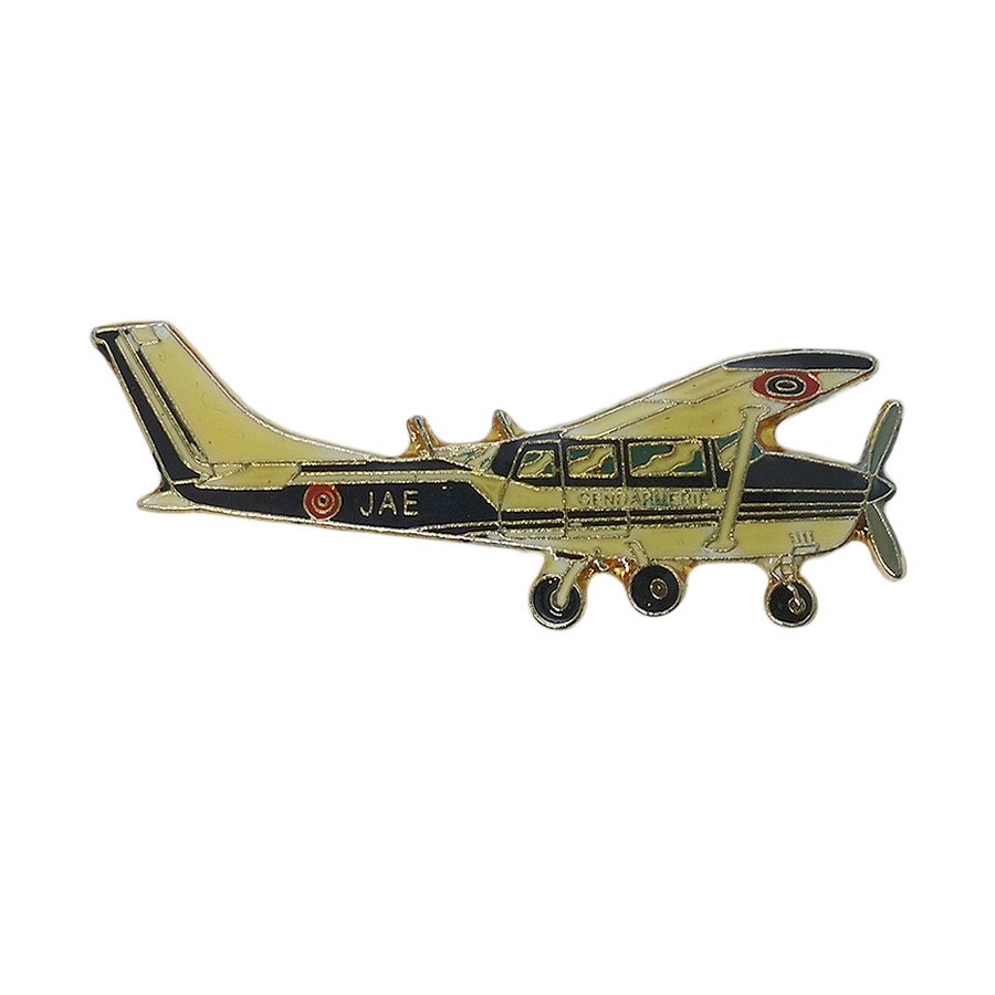 飛行機 ピンズ 留め具付き プロペラ機