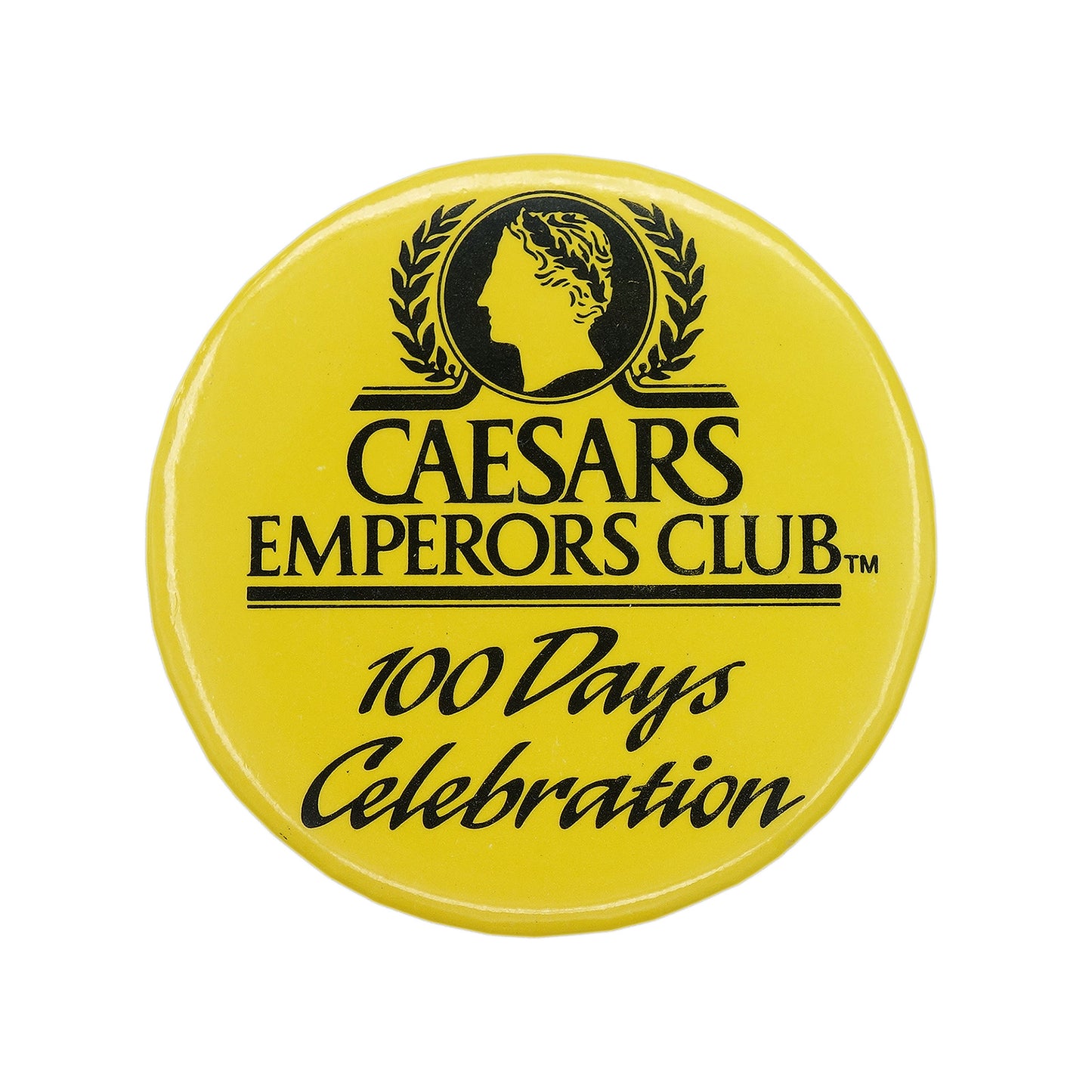 CAESARS EMPERORS CLUB 缶バッジ 100 Days Celebration