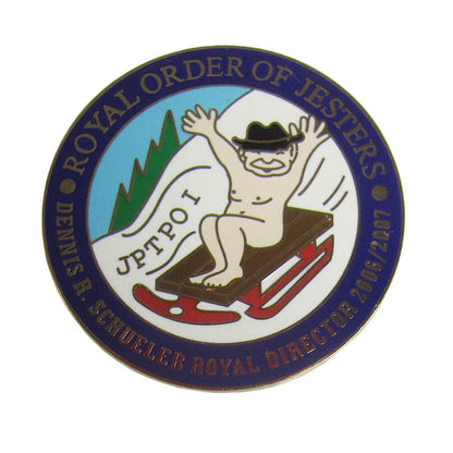 ピンズ ROYAL ORDER OF JESTERS シュライナー 留め具付き レトロ