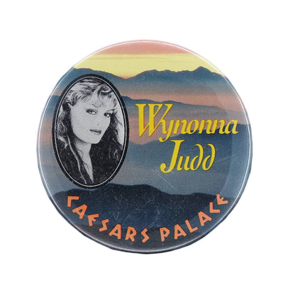 Wynonna Judd ワイノナ・ジャッド 缶バッジ カントリー歌手 CAESARS PALACE