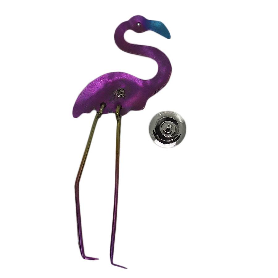 フラミンゴ ピンズ 動物 留め具付き
