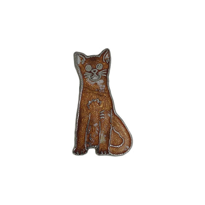 猫 ピンズ MAFCO社 留め具付き