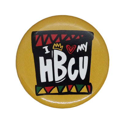 I Love My HBCU 缶バッジ バッチ