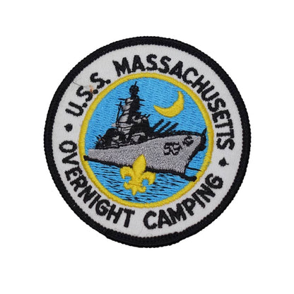 ビンテージ ボーイスカウト ワッペン 戦艦 U.S.S. MASSACHUSETTS