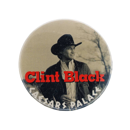 Clint Black クリント・ブラック 缶バッジ カントリー歌手 CAESARS PALACE