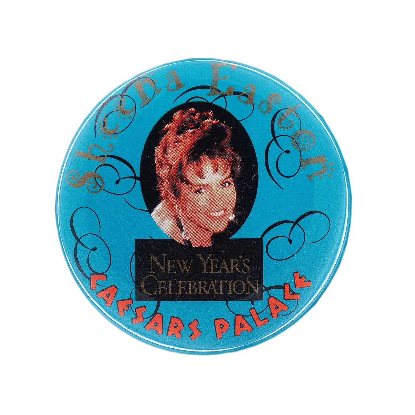 Sheena Easton シーナ・イーストン 缶バッジ 歌手 CAESARS PALACE