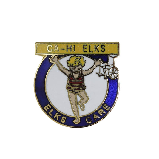 CA-HI エルクス ピンズ ELKS CARE 留め具付き