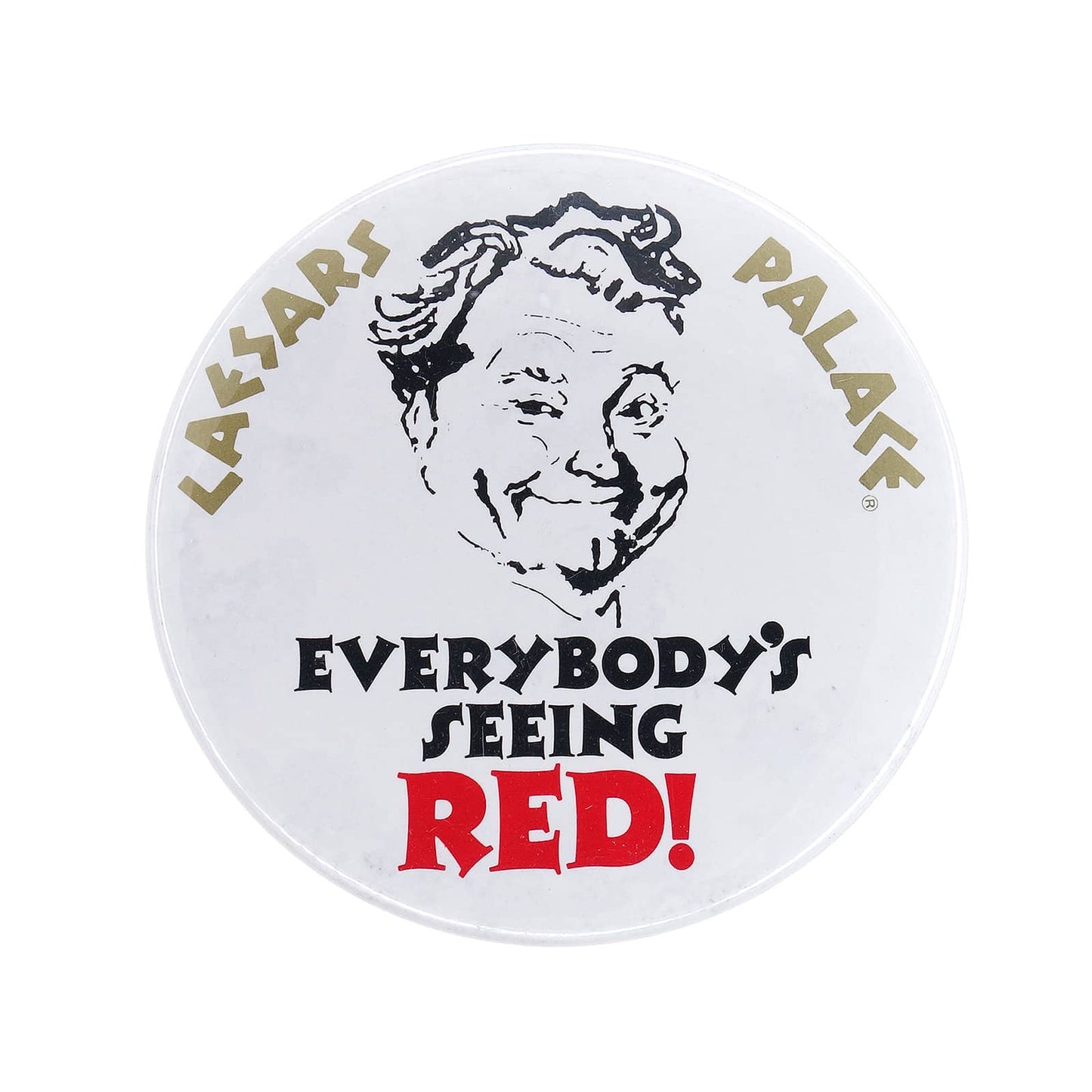 Red Skelton レッド・スケルトン 缶バッジ 俳優 CAESARS PALACE