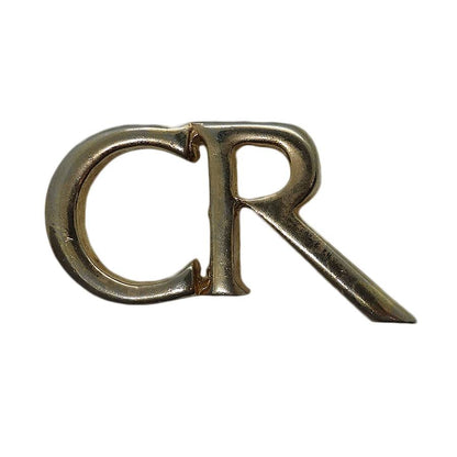 CR 文字 ピンズ 留め具付き