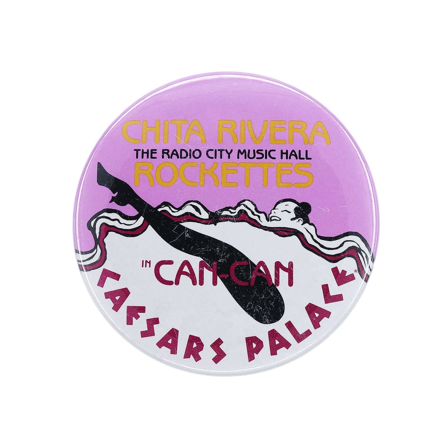 Chita Rivera and the Rockettes in Can-Can 缶バッジ