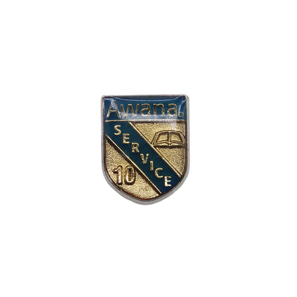 Awana SERVICE アワード ピンズ 10 YEAR