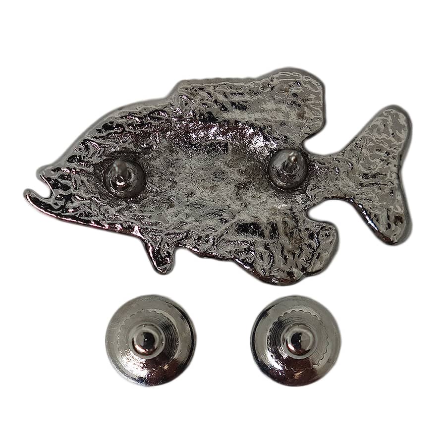 魚 ピンズ 留め具付き