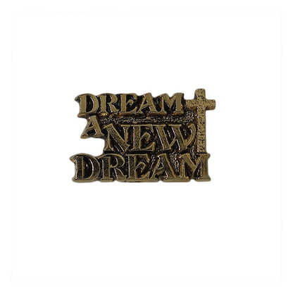 DREAM A NEW DREAM 十字架 ピンズ 留め具付き