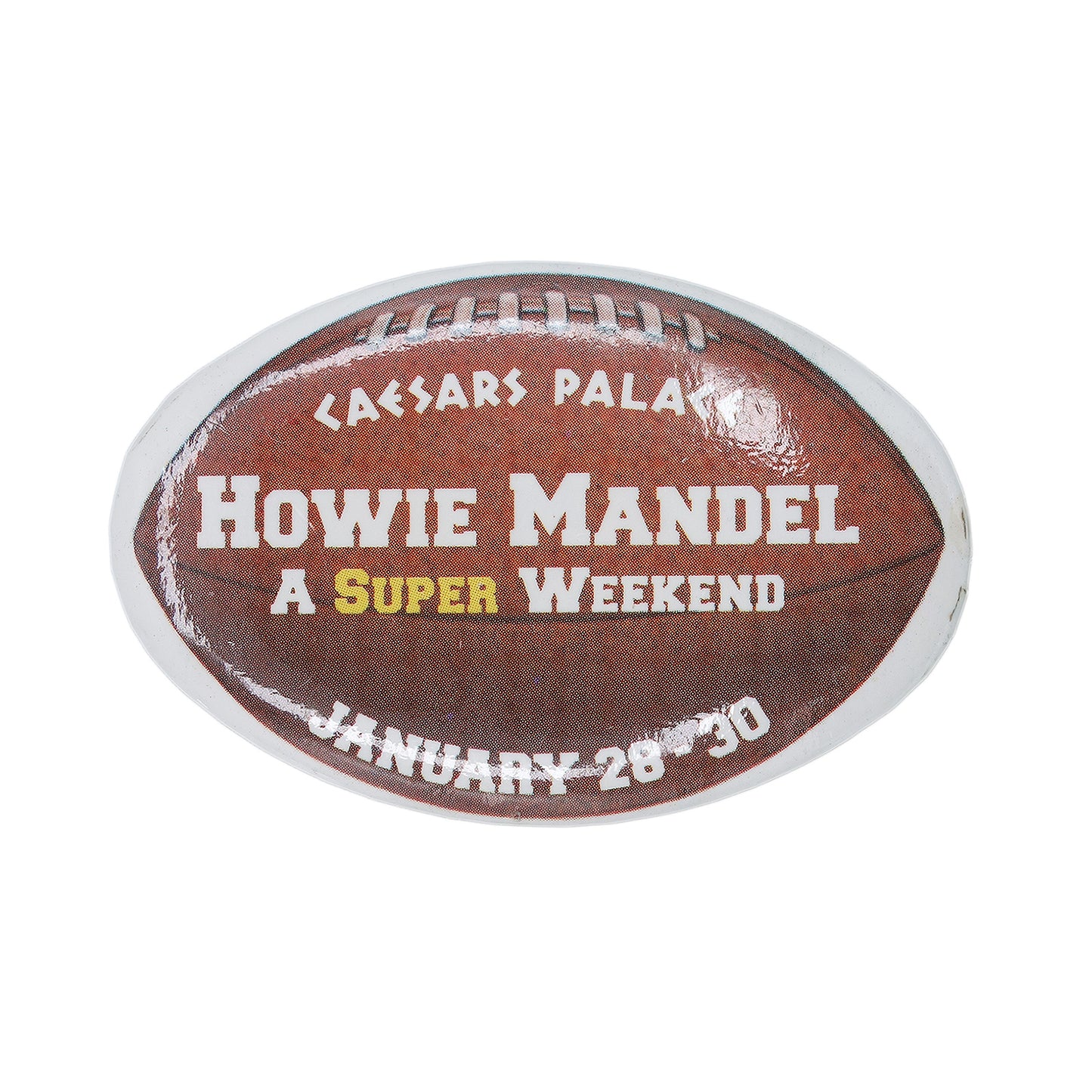 Howie Mandel ホーウィー・マンデル 缶バッジ コメディアン CAESARS PALACE