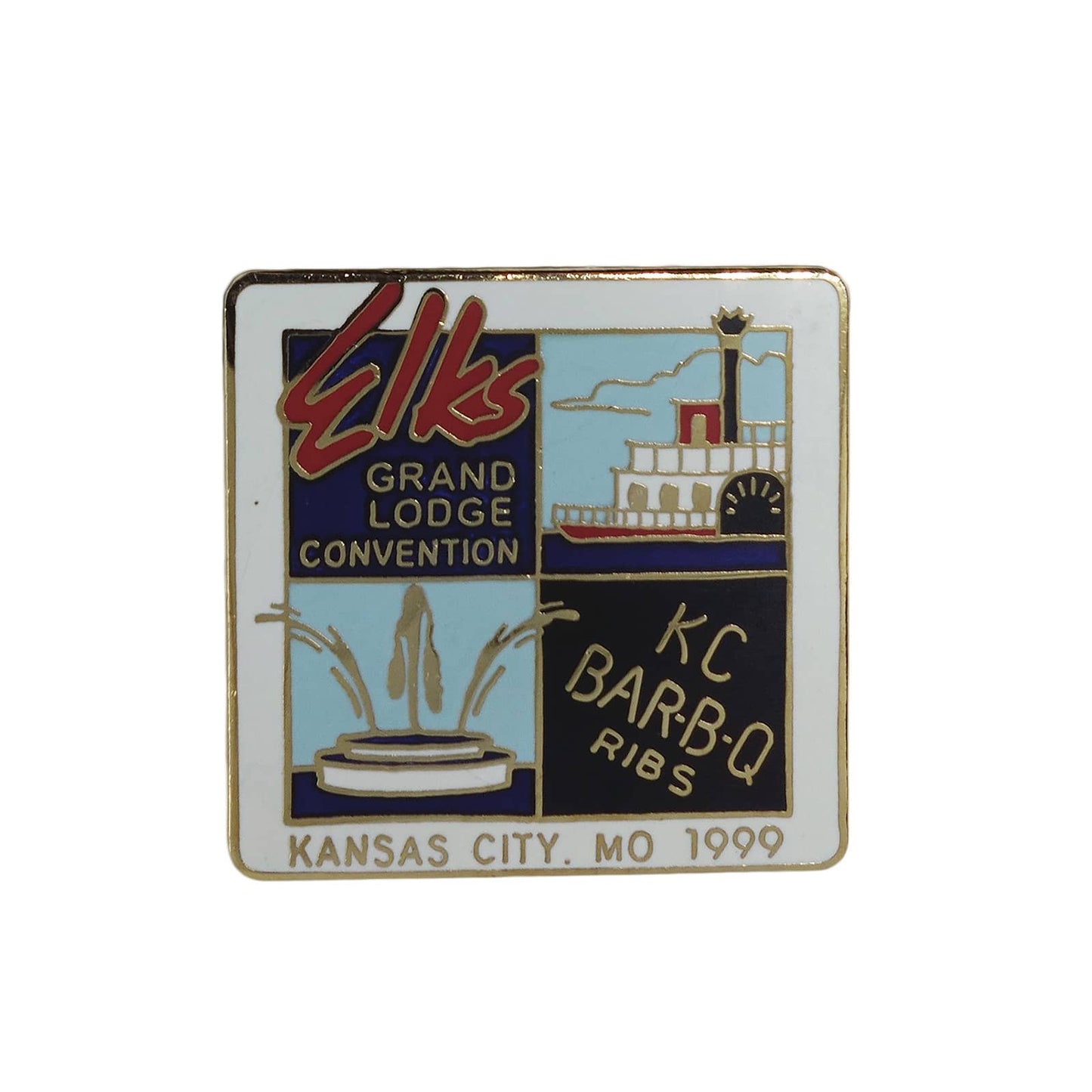 Elks エルクス GRAND LODGE CONVENTION ピンズ 留め具付き