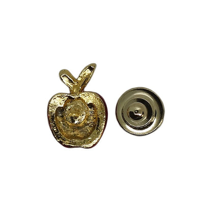 林檎 ピンズ リンゴ 留め具付き アップル ラペルピン