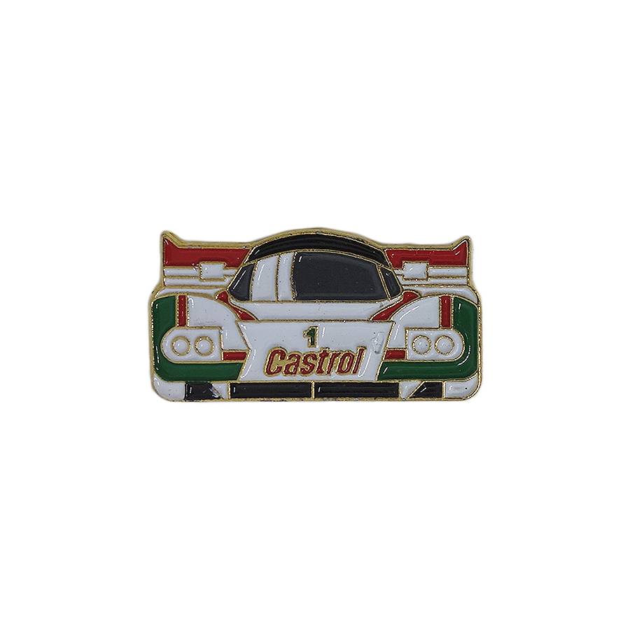 Castrol レーシングカー ピンズ カストロール 留め具付き
