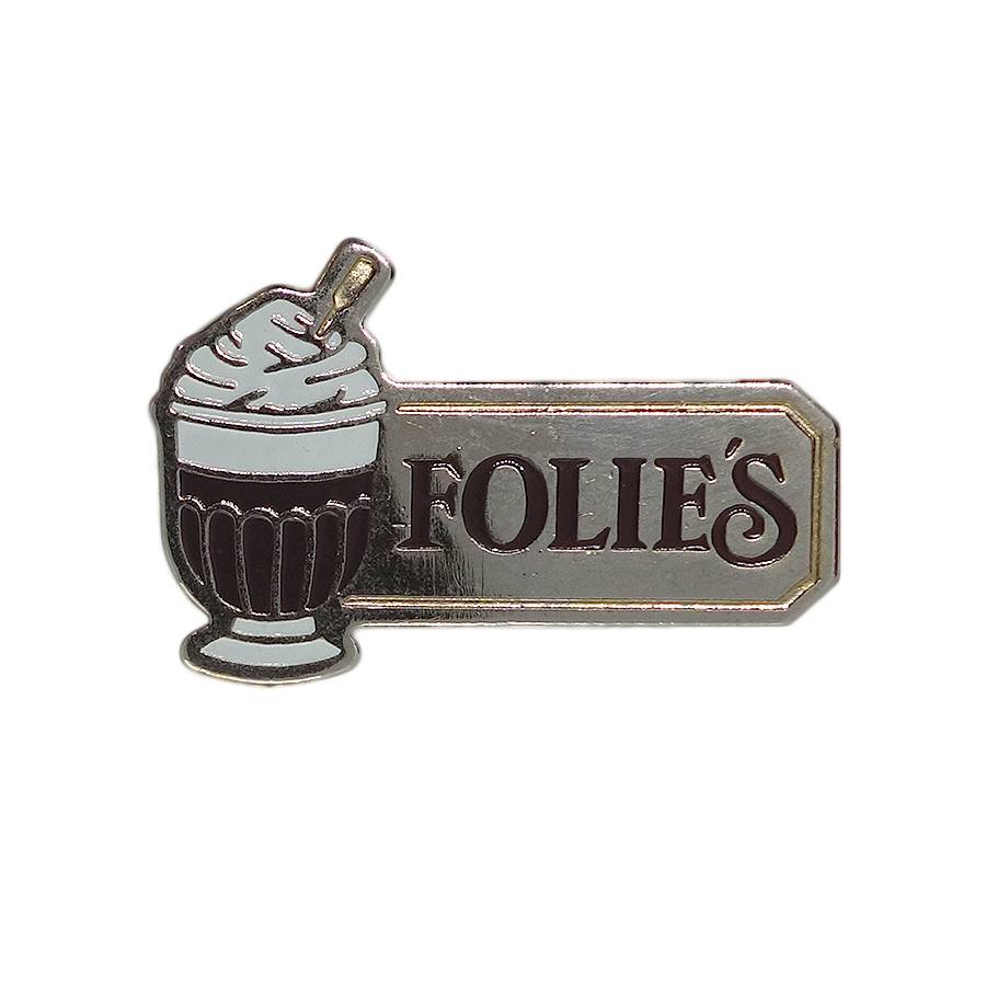 DANONE FOLIE'S ヨーグルト ピンズ 留め具付き