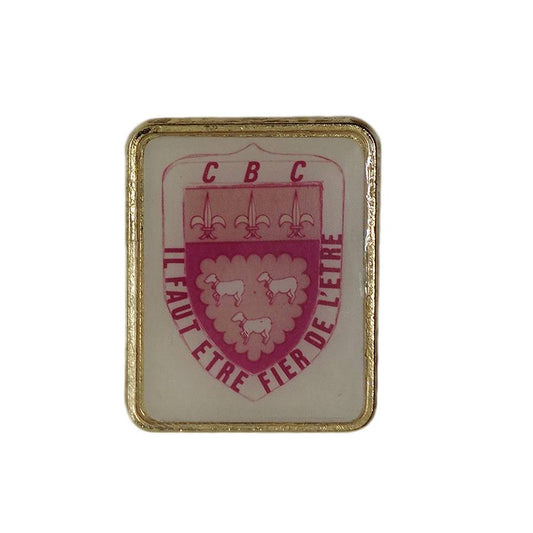 CBC ピンズ IL FAUT ETRE FIER DE L'ETRE 留め具付き