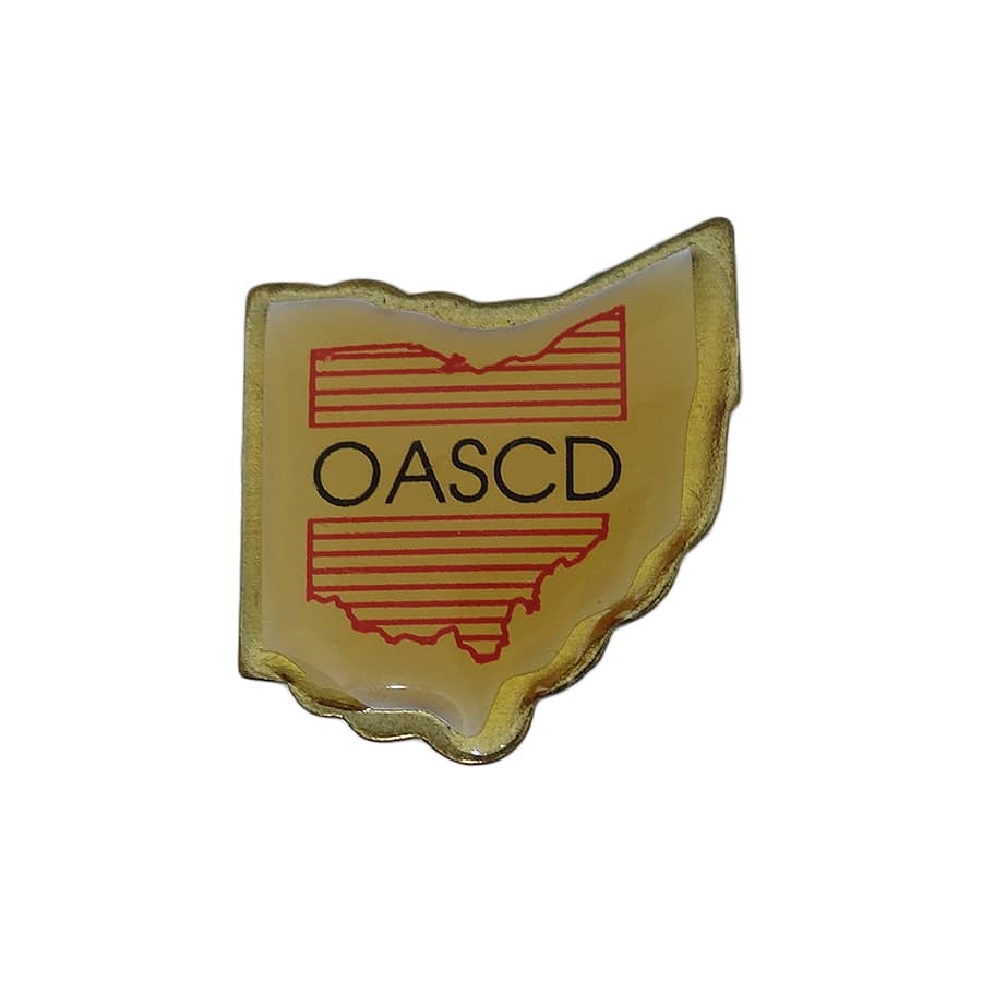 OASCD ビンテージ ピンズ 留め具付き