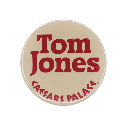Tom Jones トム・ジョーンズ 缶バッジ 歌手 CAESARS PALACE