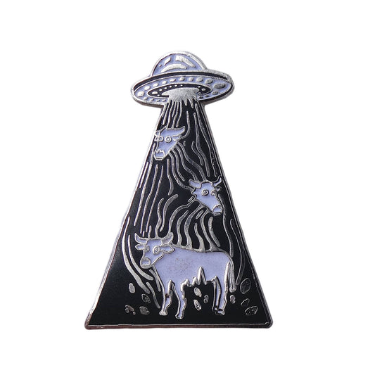 UFOにさらわれる牛 アブダクション ピンズ