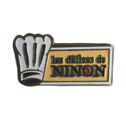 ピンズ les delices de NINON シェフ帽 ピンバッジ レトロ
