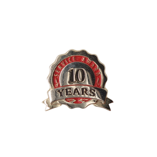 SERVICE AWARD 10 YEARS アワード ピンズ